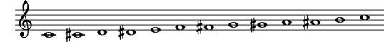 chromatic scale